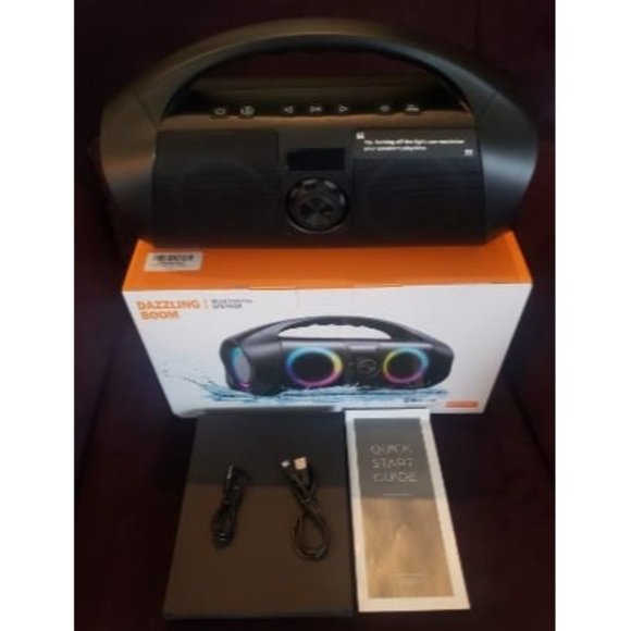 New Bluetooth Speaker,60W(80W Peak) Booming Bass with Subwoofer, IPX7 Waterproof - Picture 1 of 2